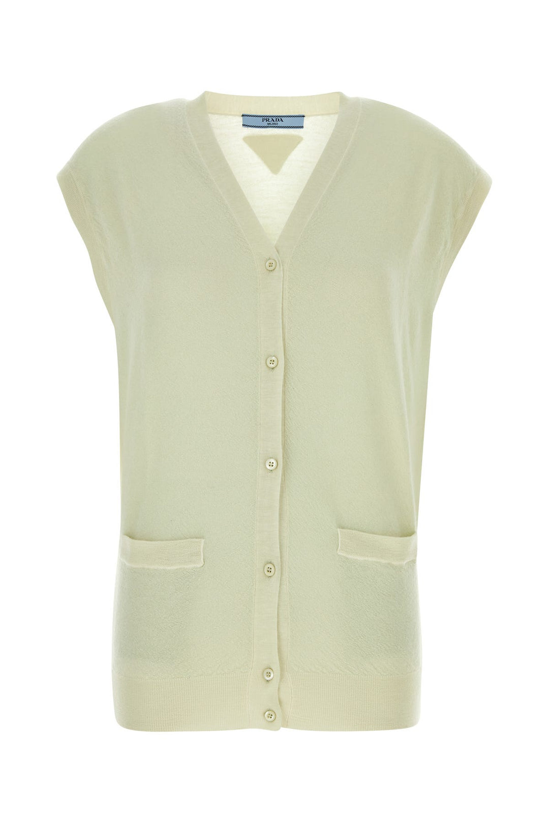 Pastel green cashmere vest