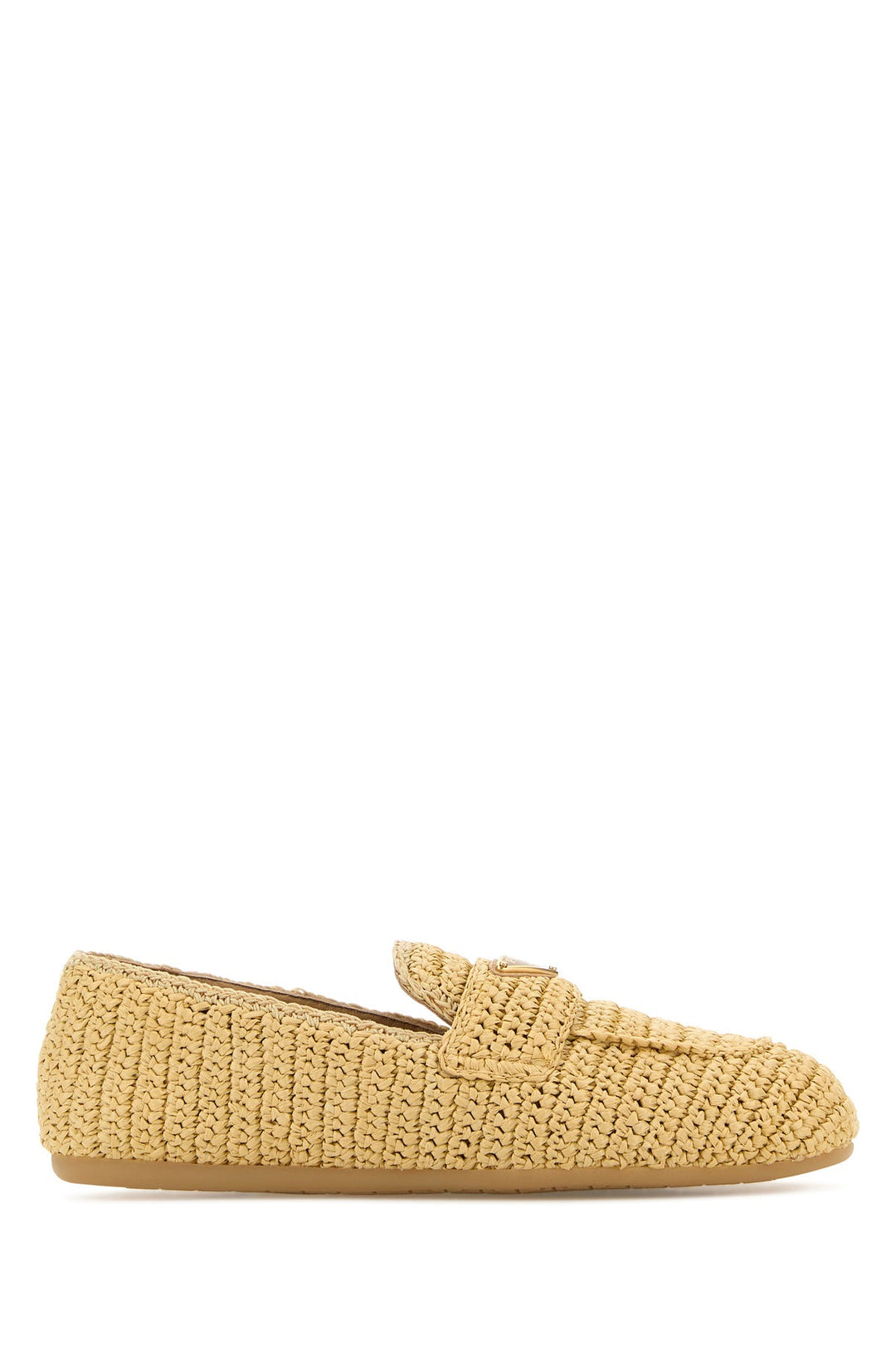 Raffia loafers