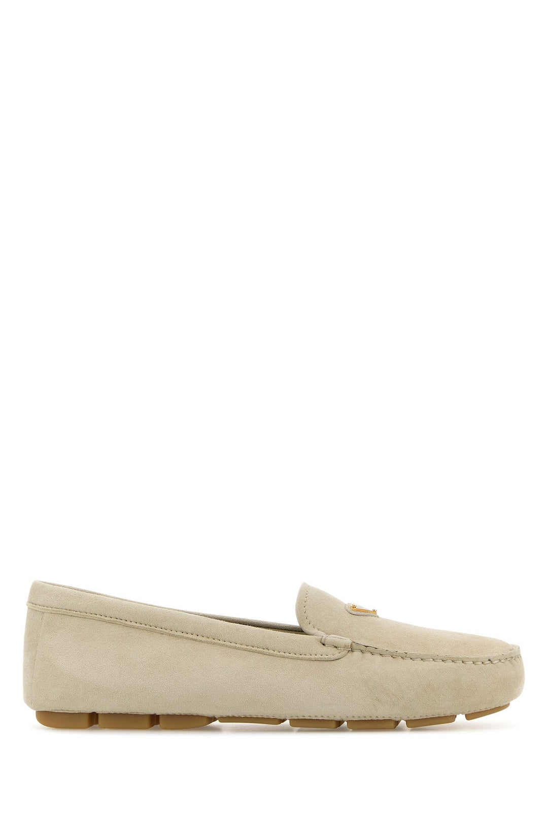 Sand suede loafers