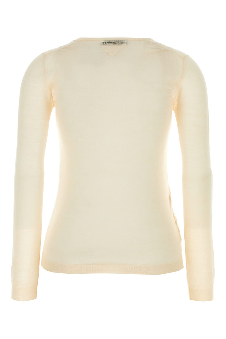 Skin pink cashmere blend sweater