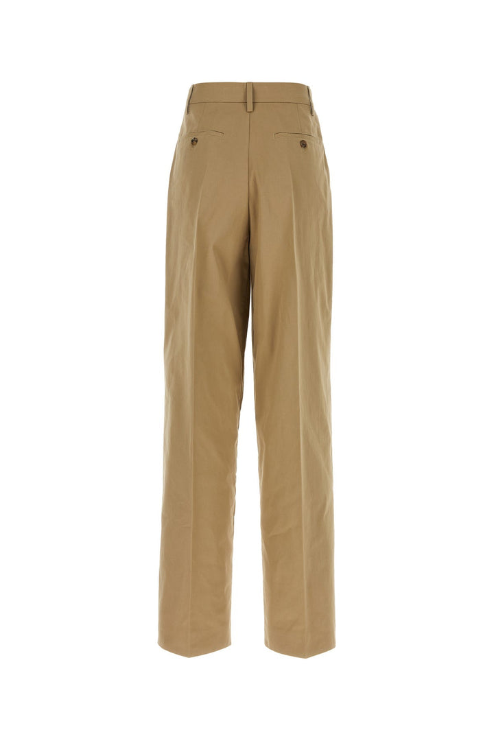 Beige cotton pant