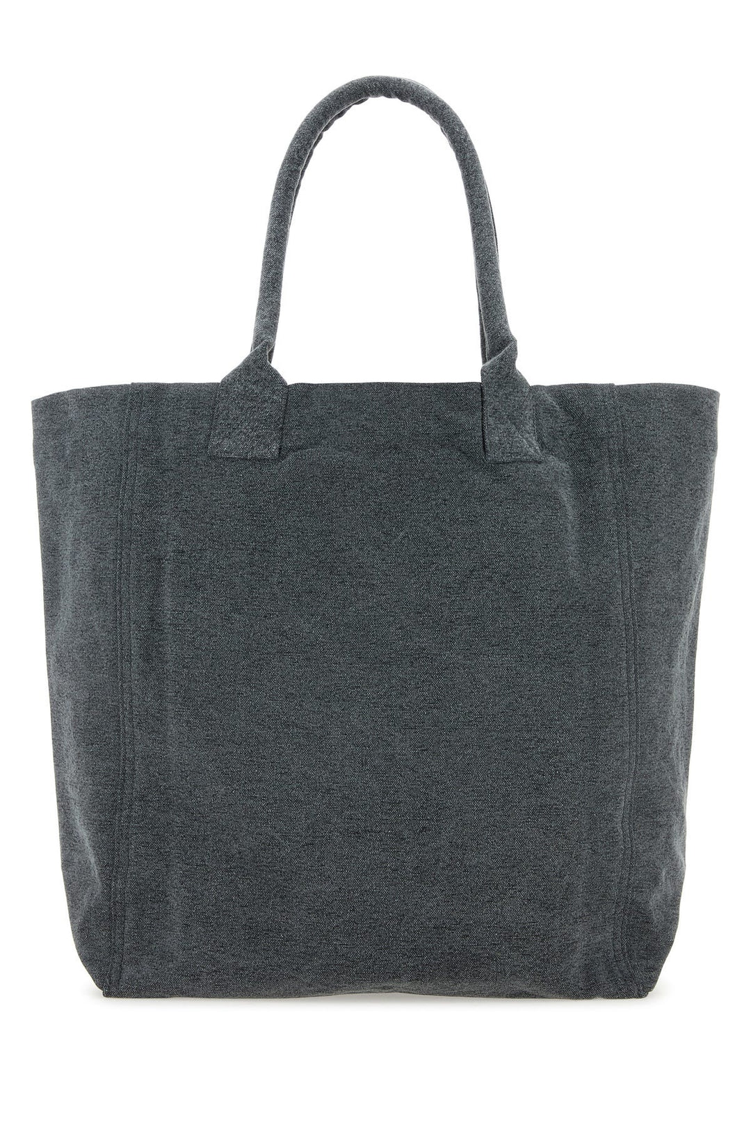 Melange dark grey cotton Yenky shopping bag