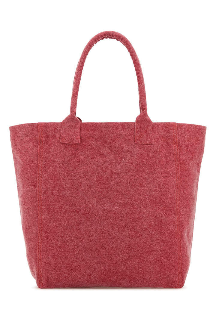 Dark pink cotton Yenky shopping bag