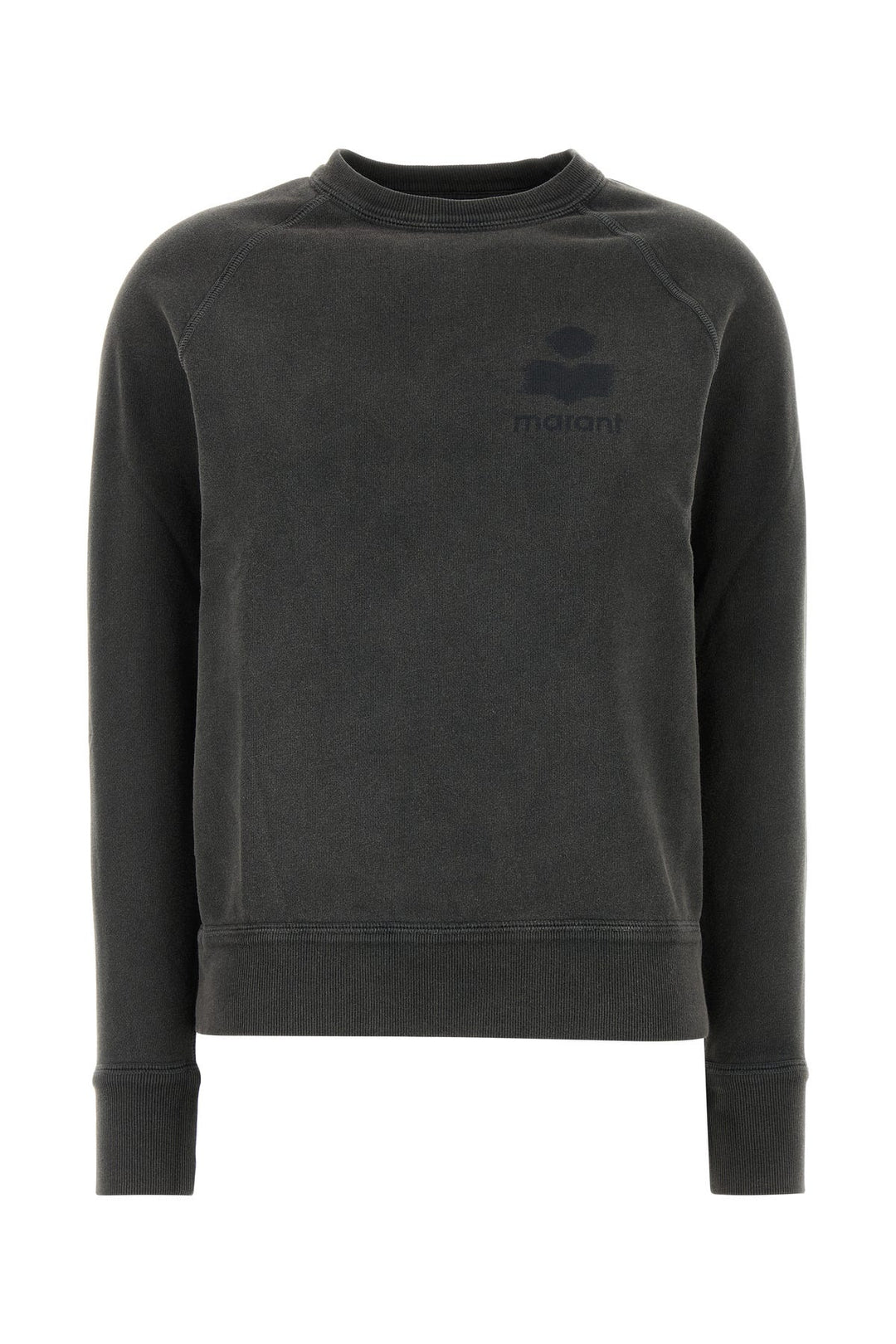 Dark grey cotton blend sweatshirt