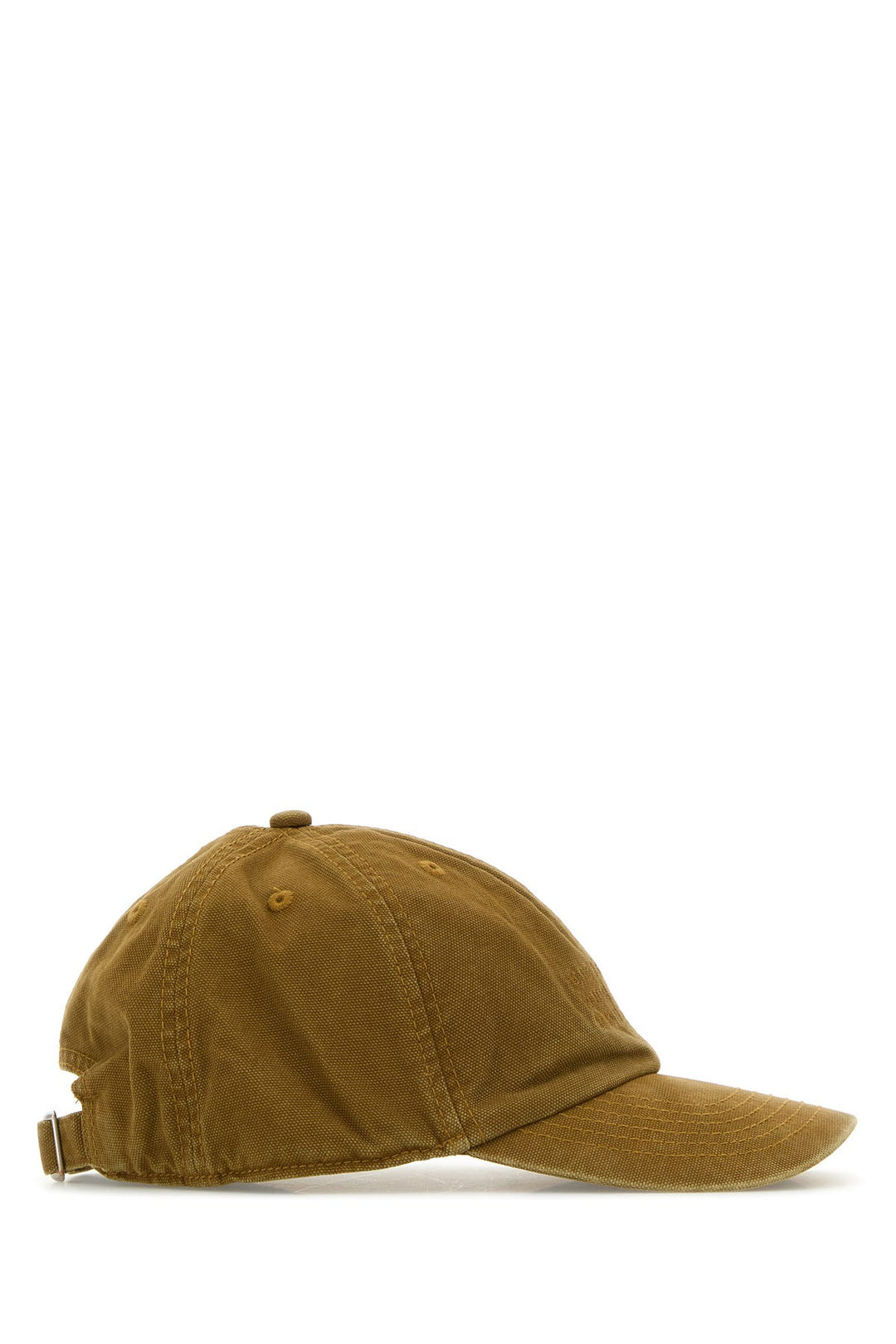 Camel canvas baseball cap