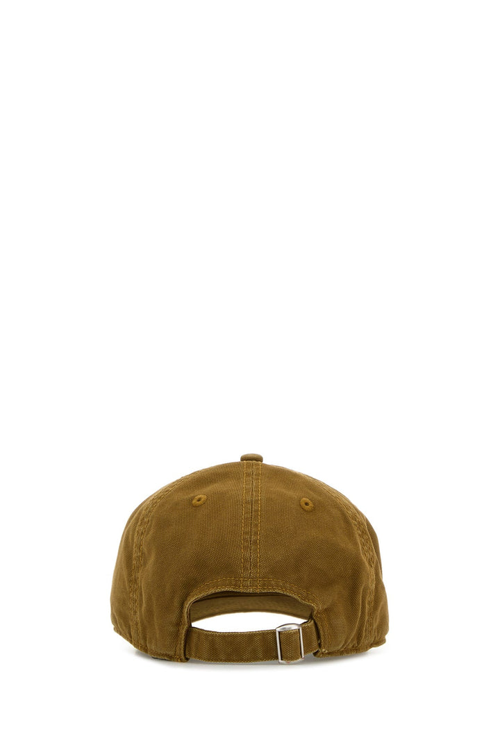 Camel canvas baseball cap