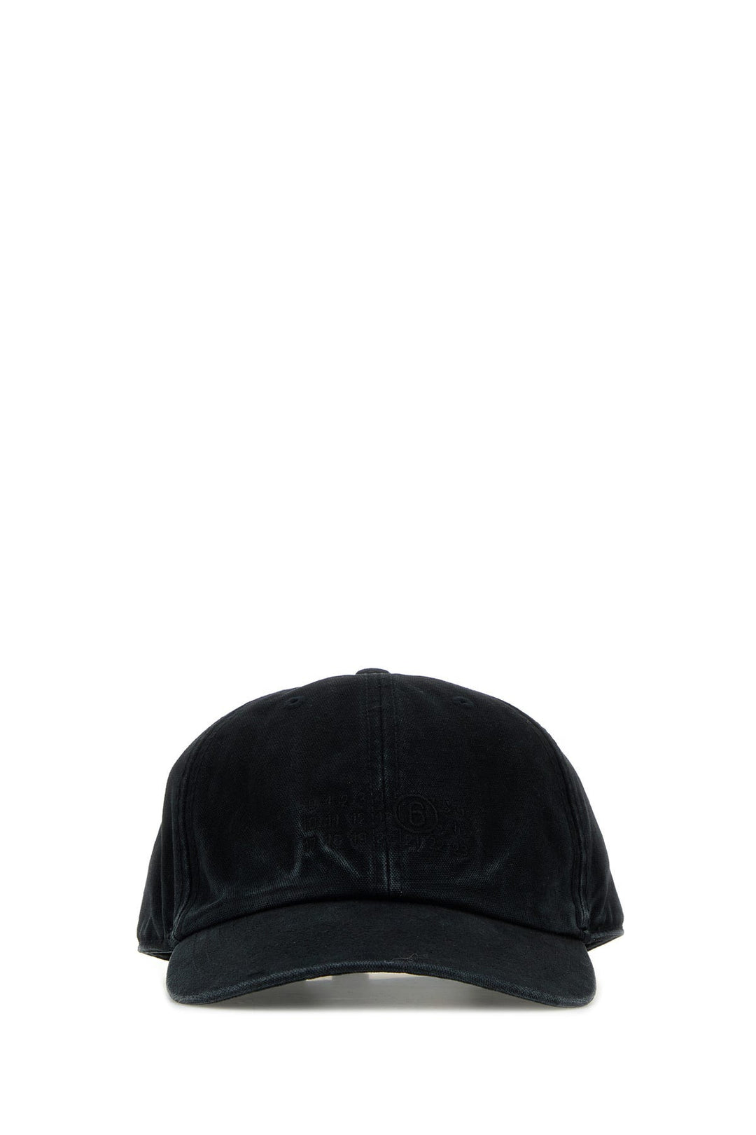 Black canvas baseball cap