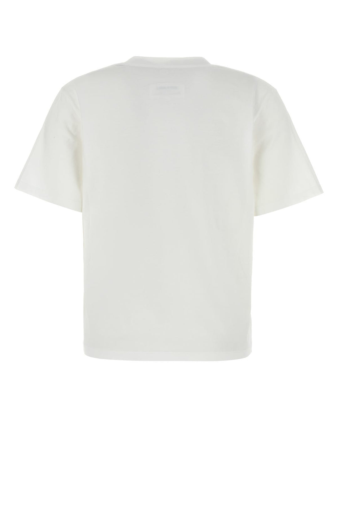 White stretch cotton t-shirt