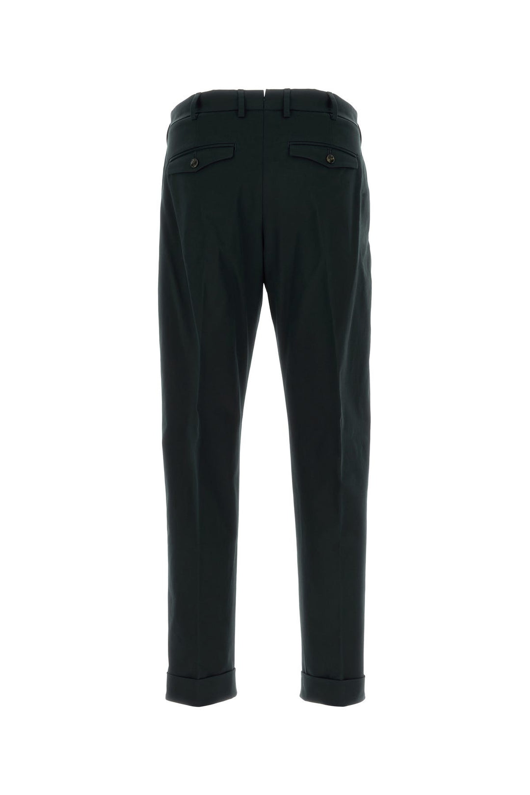 Black stretch cotton pant