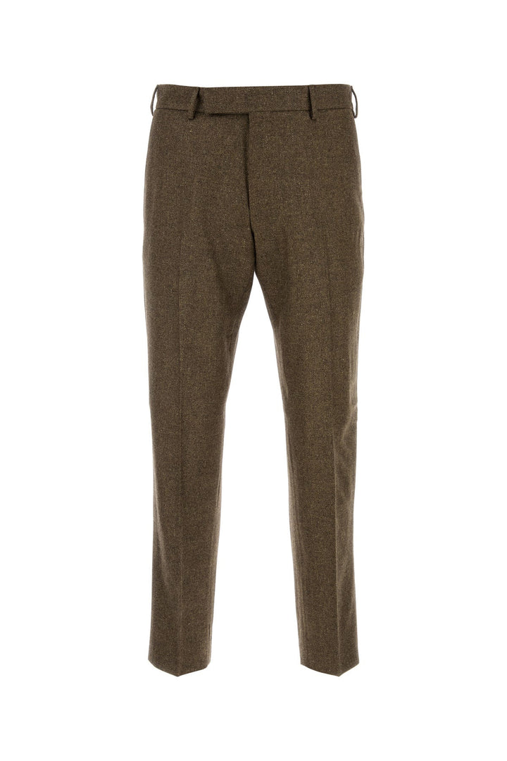 Belange biscuit stretch wool blend pant