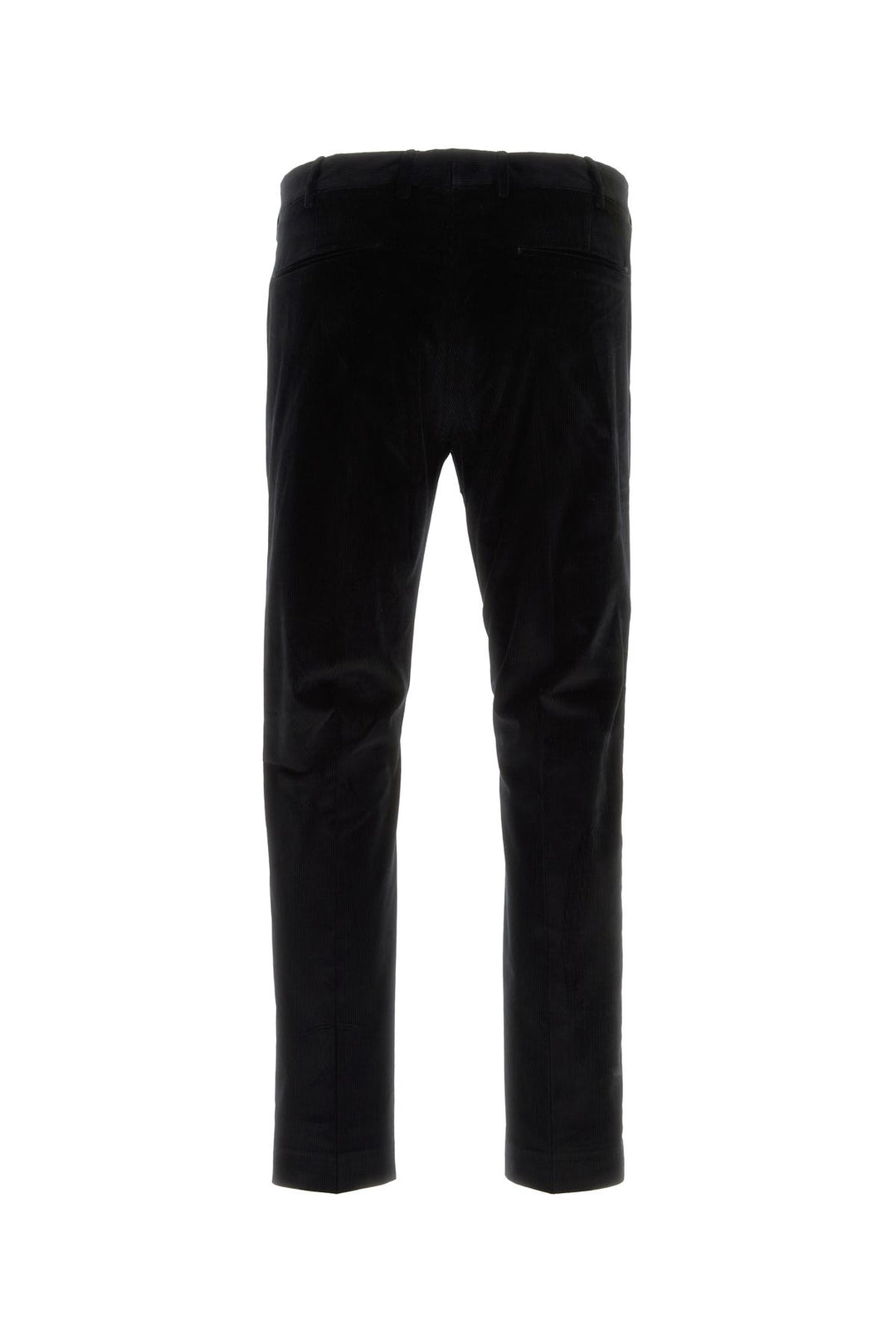 Black stretch corduroy pant