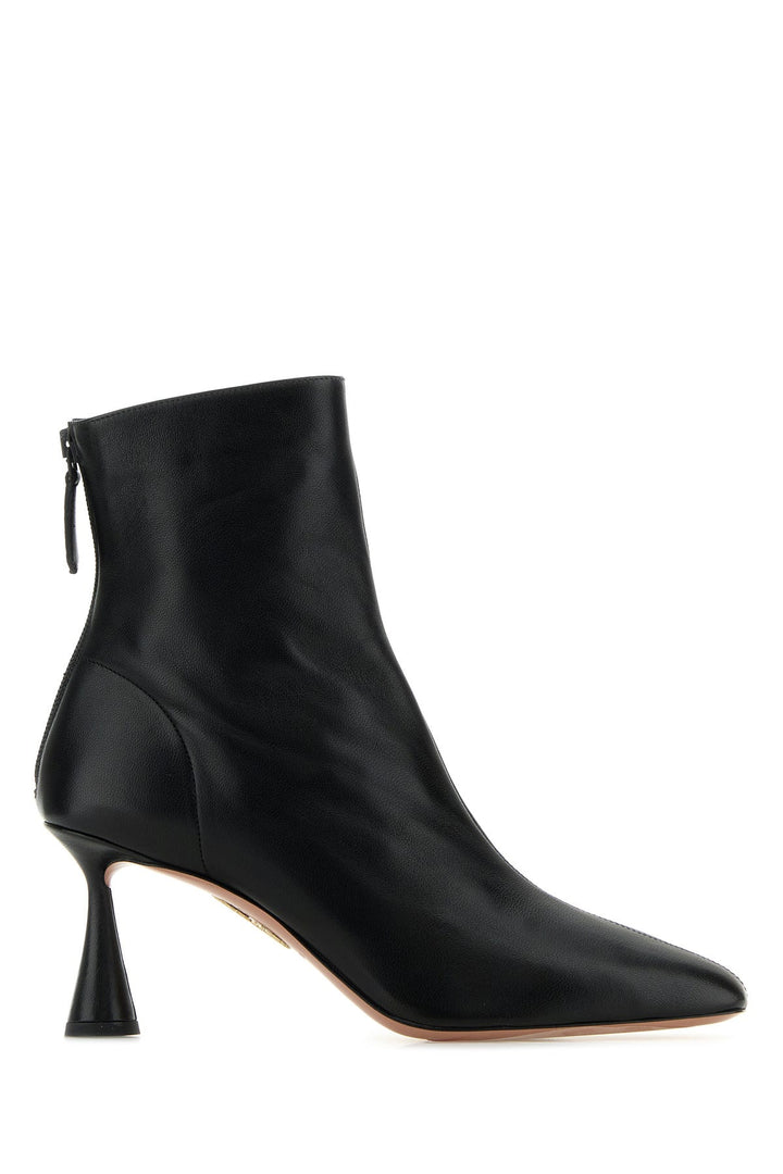 Black nappa leather Amore ankle boots