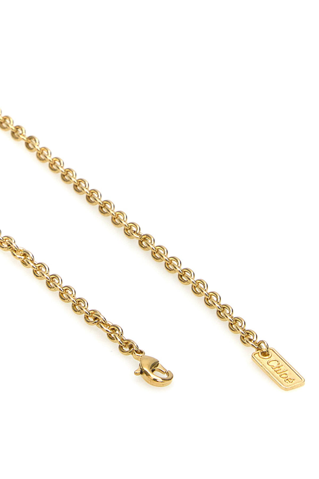 Gold metal ChloÃ© Charms necklace