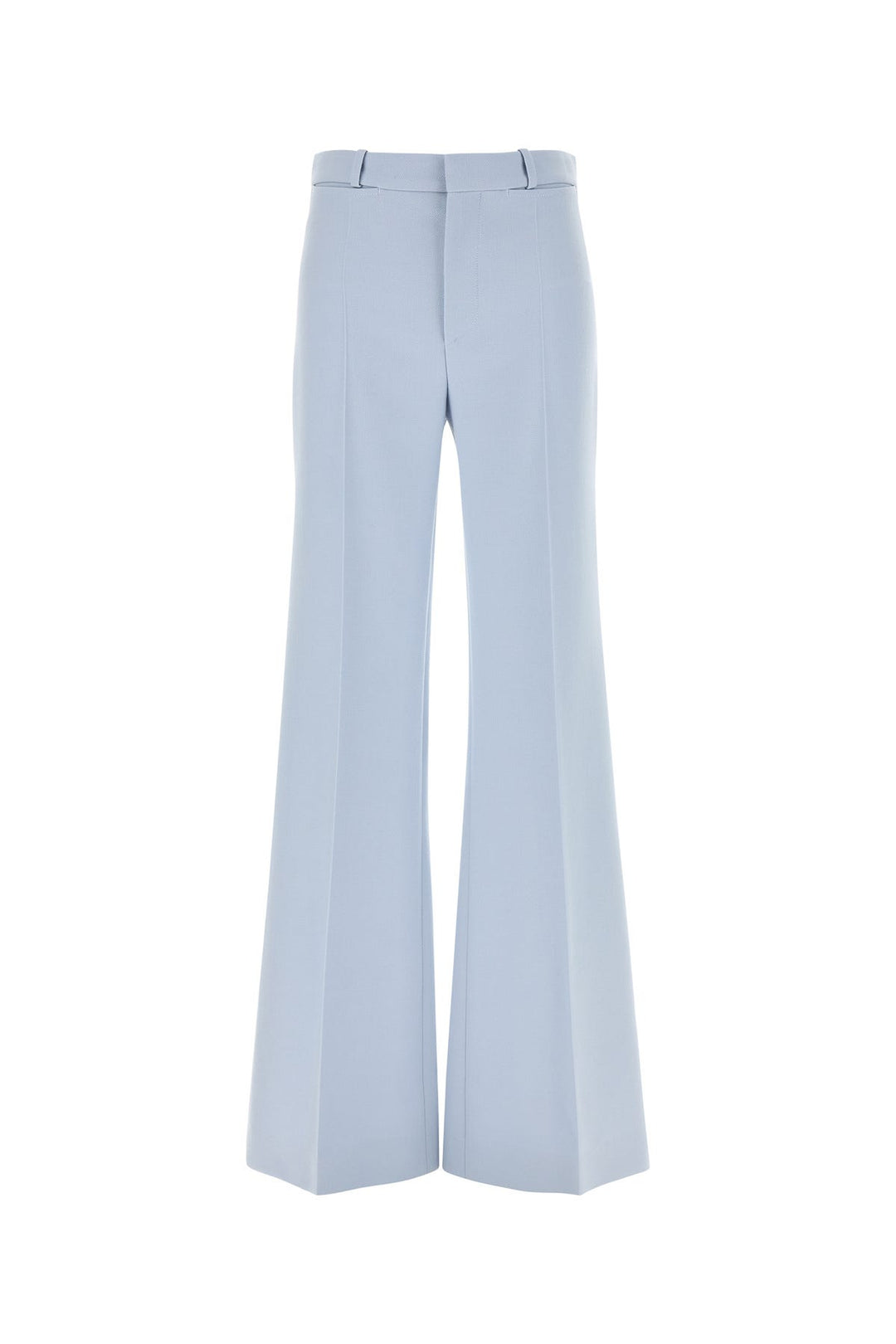 Pastel light blue crepe palazzo pant