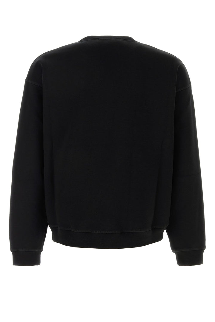 Black cotton sweatshirt