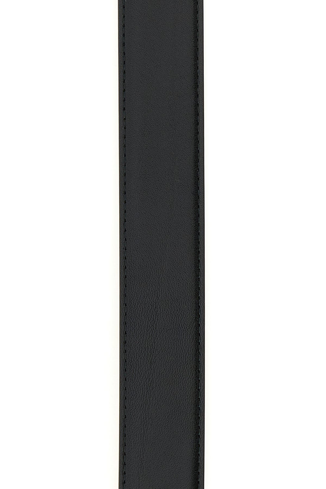 Black leather belt