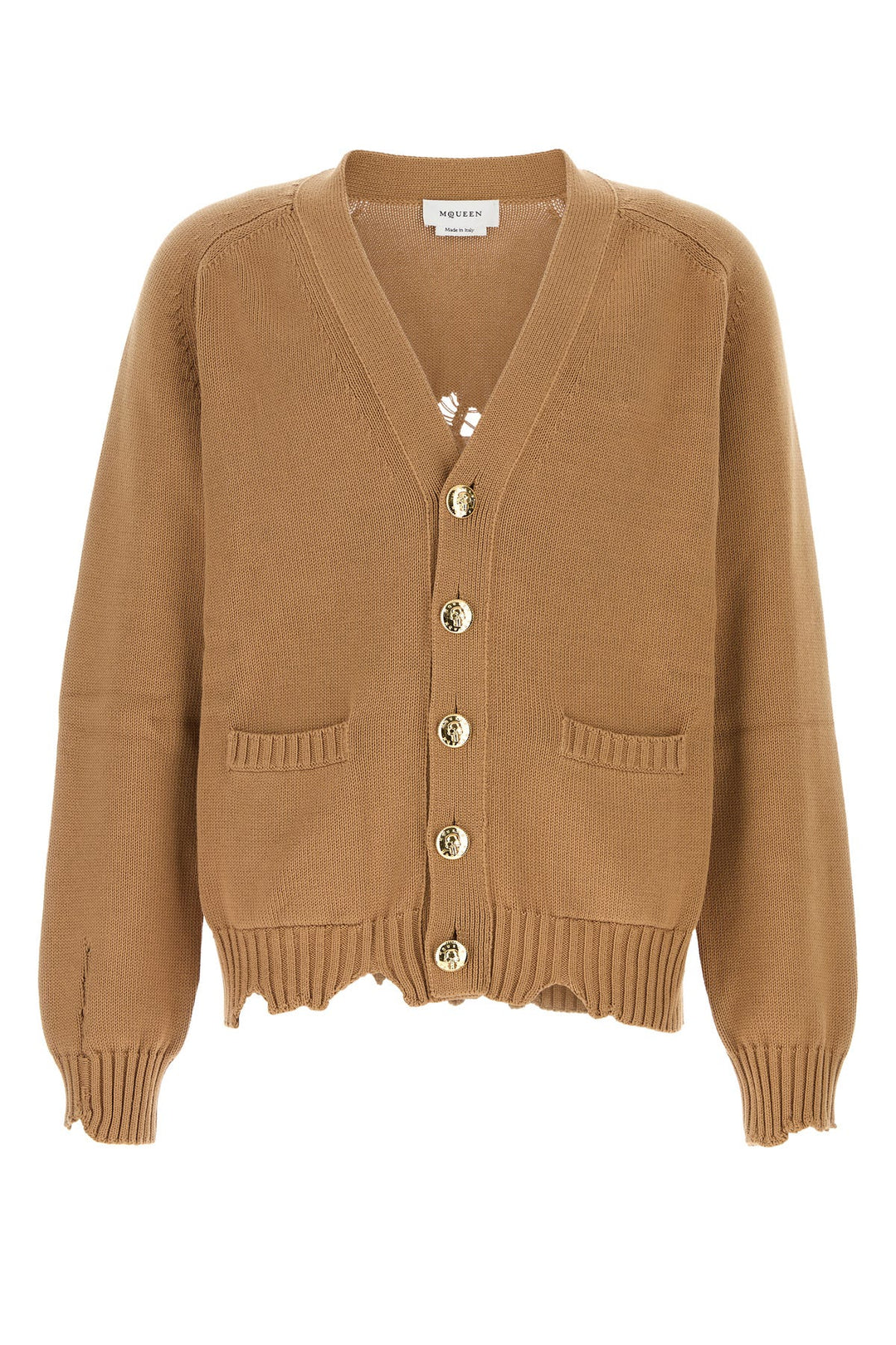 Biscuit cotton cardigan