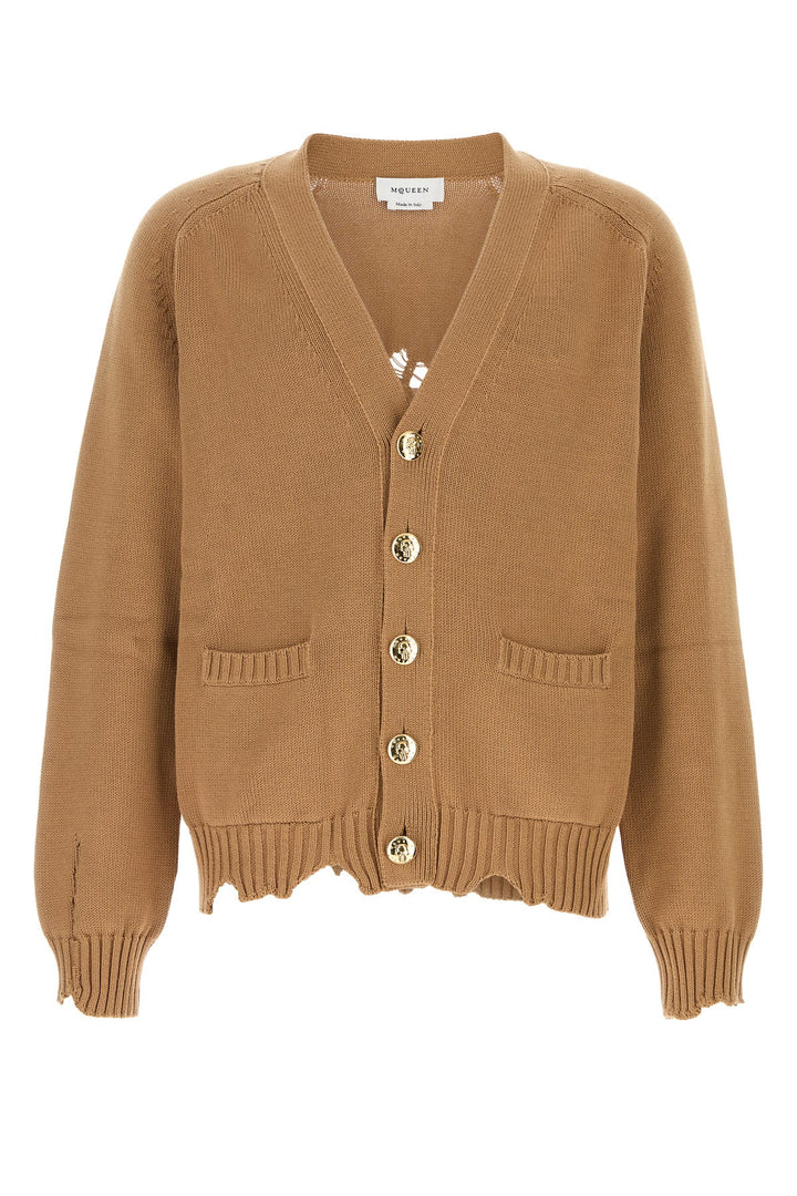 Biscuit cotton cardigan