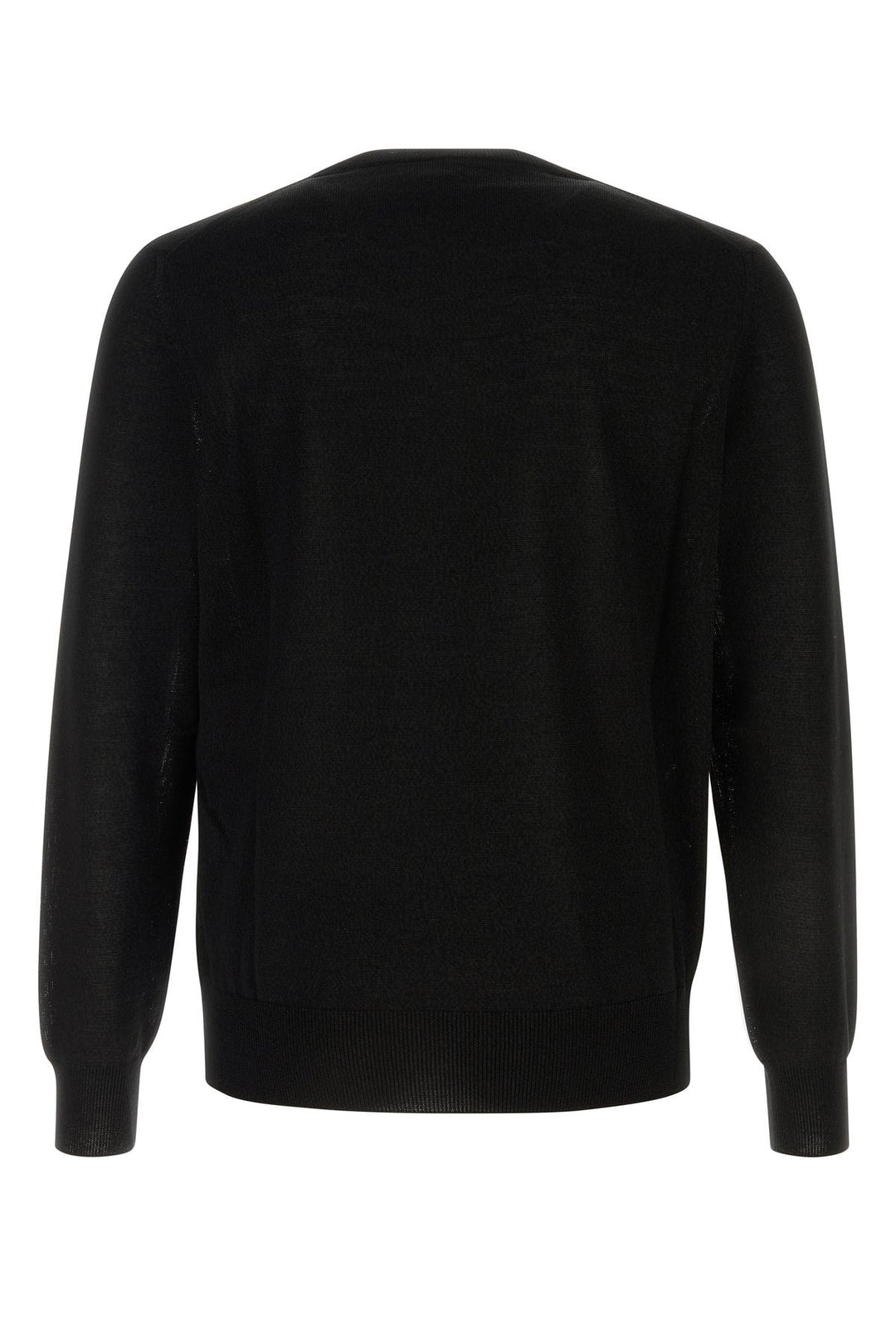 Black wool blend sweater