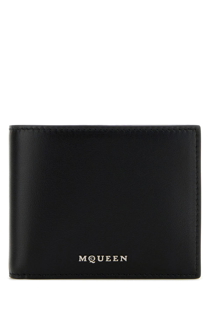 Black leather wallet