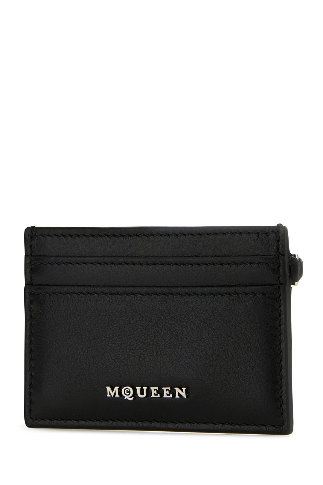 Black leather Sling card holder