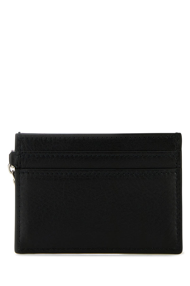 Black leather Sling card holder