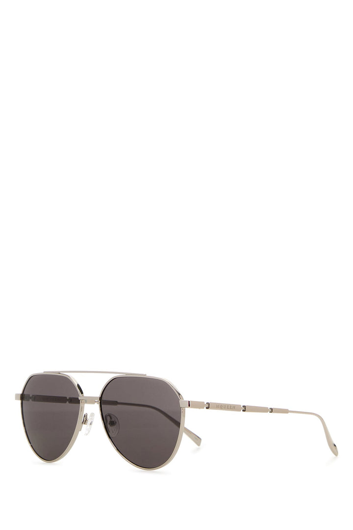 Silver metal sunglasses