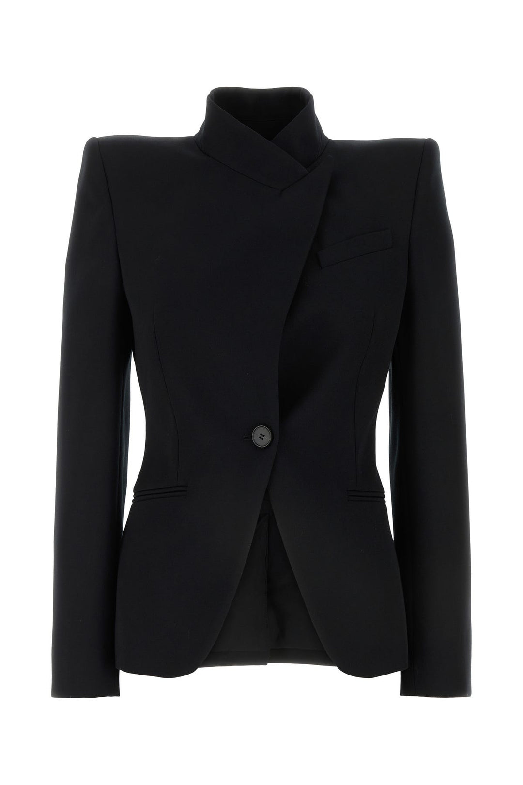 Black wool blazer