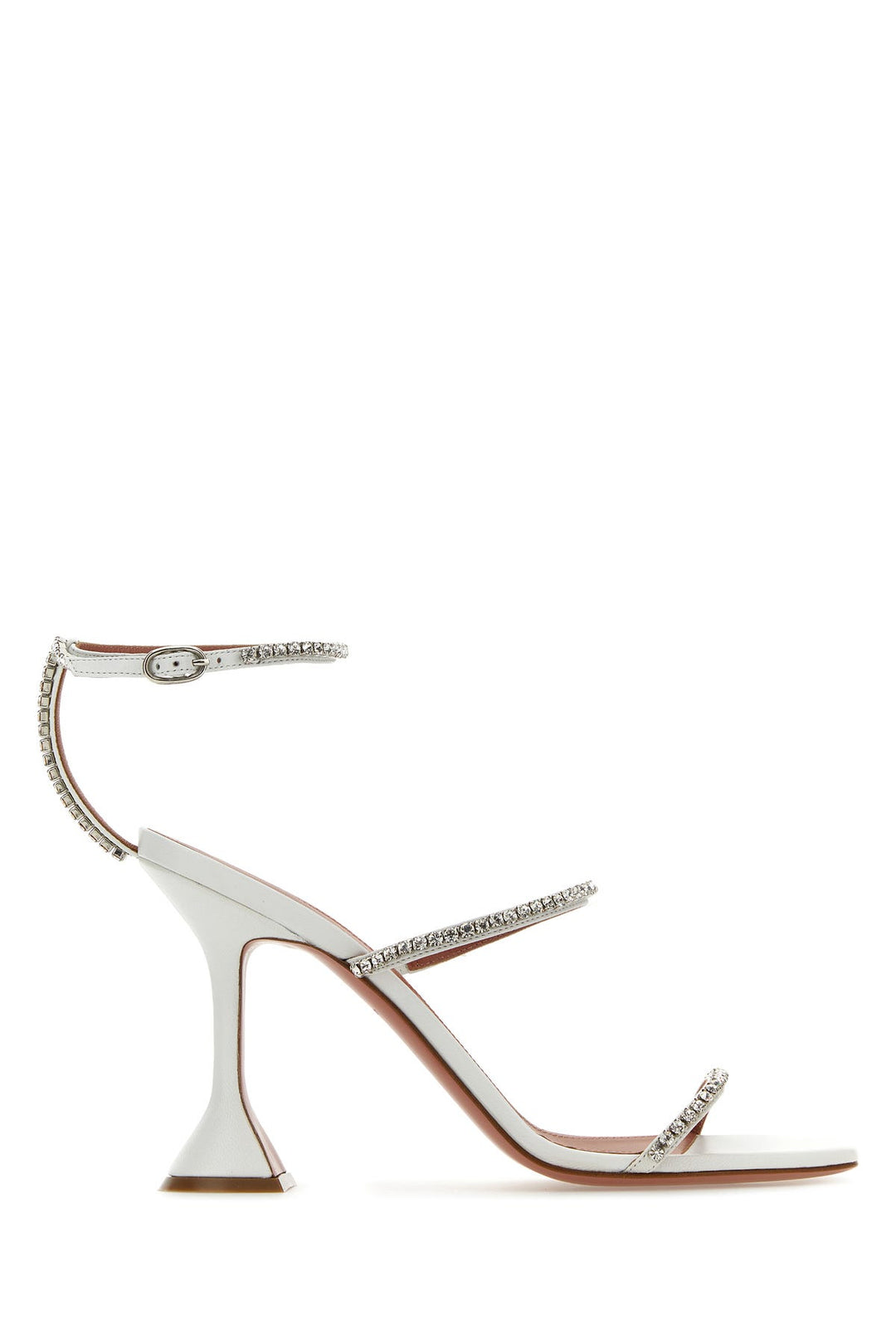 White leather Gilda sandals