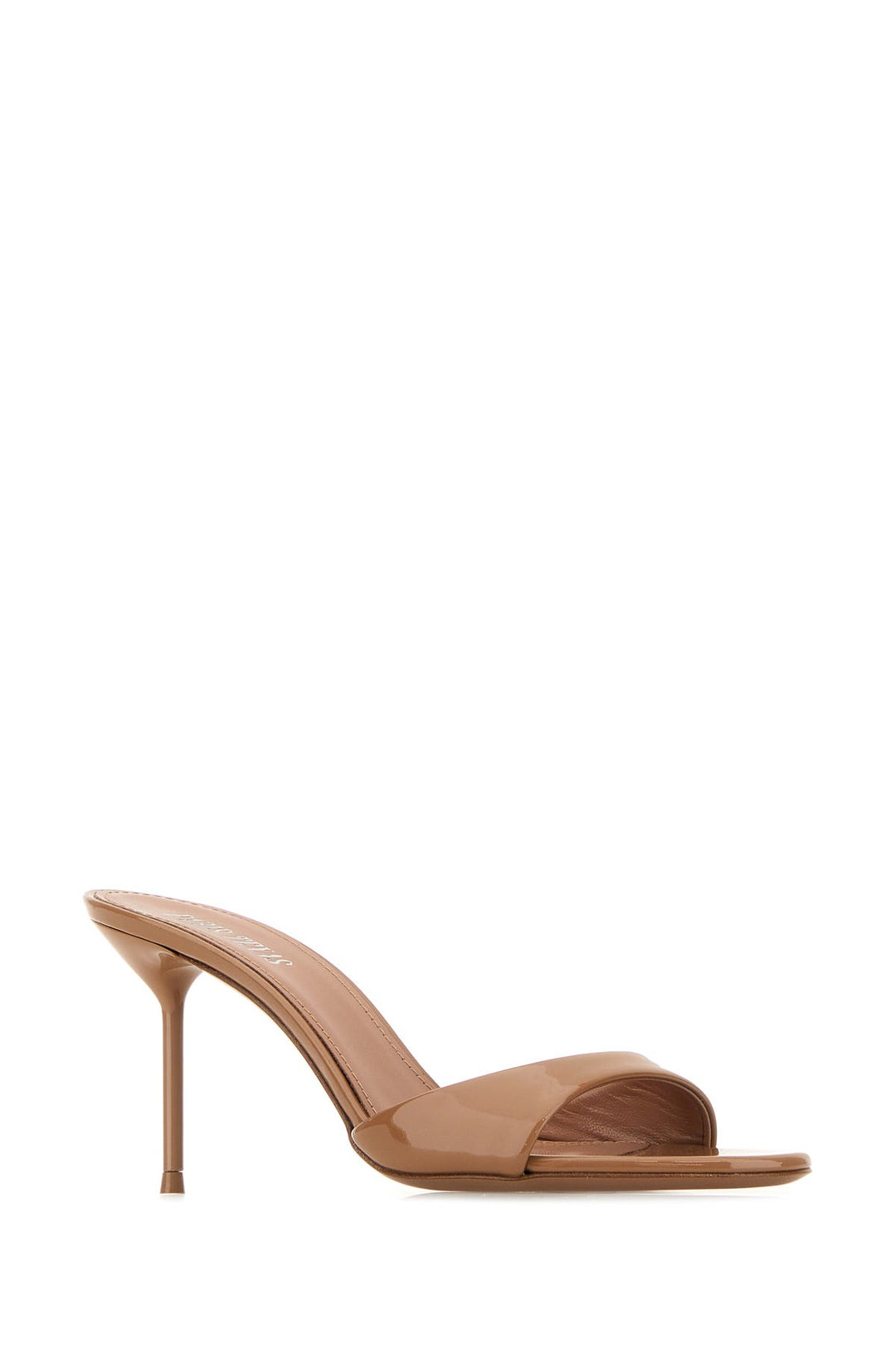 Beige leather Lidia mules