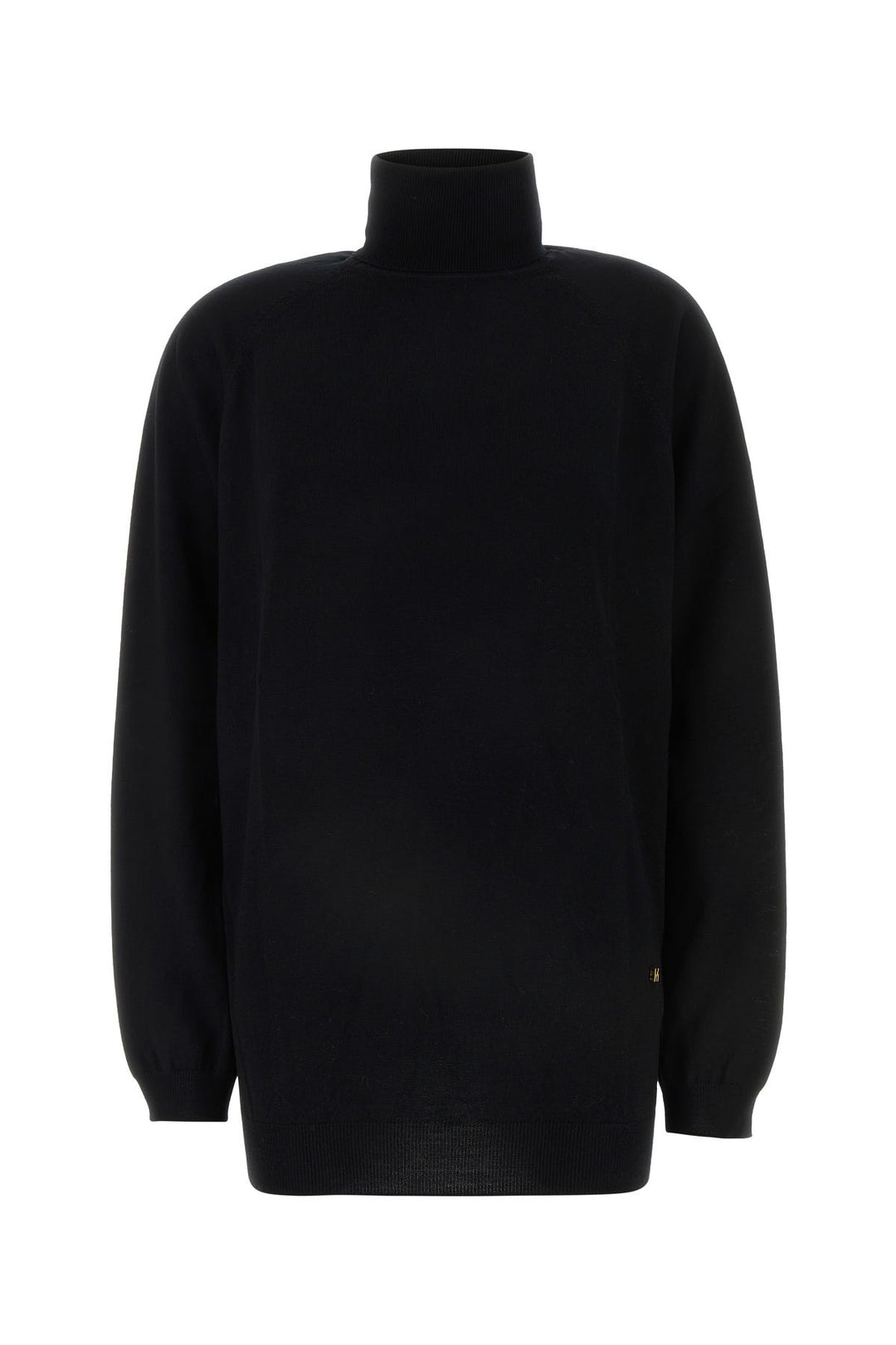 Black wool sweater