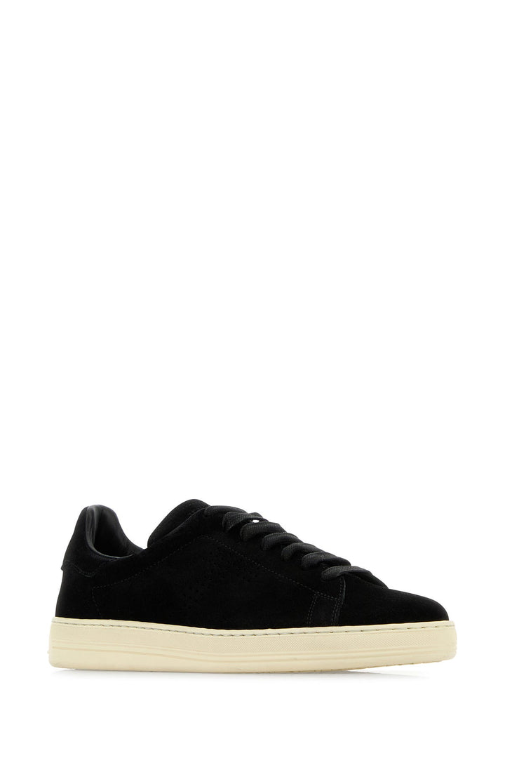 Black suede Warwick sneakers