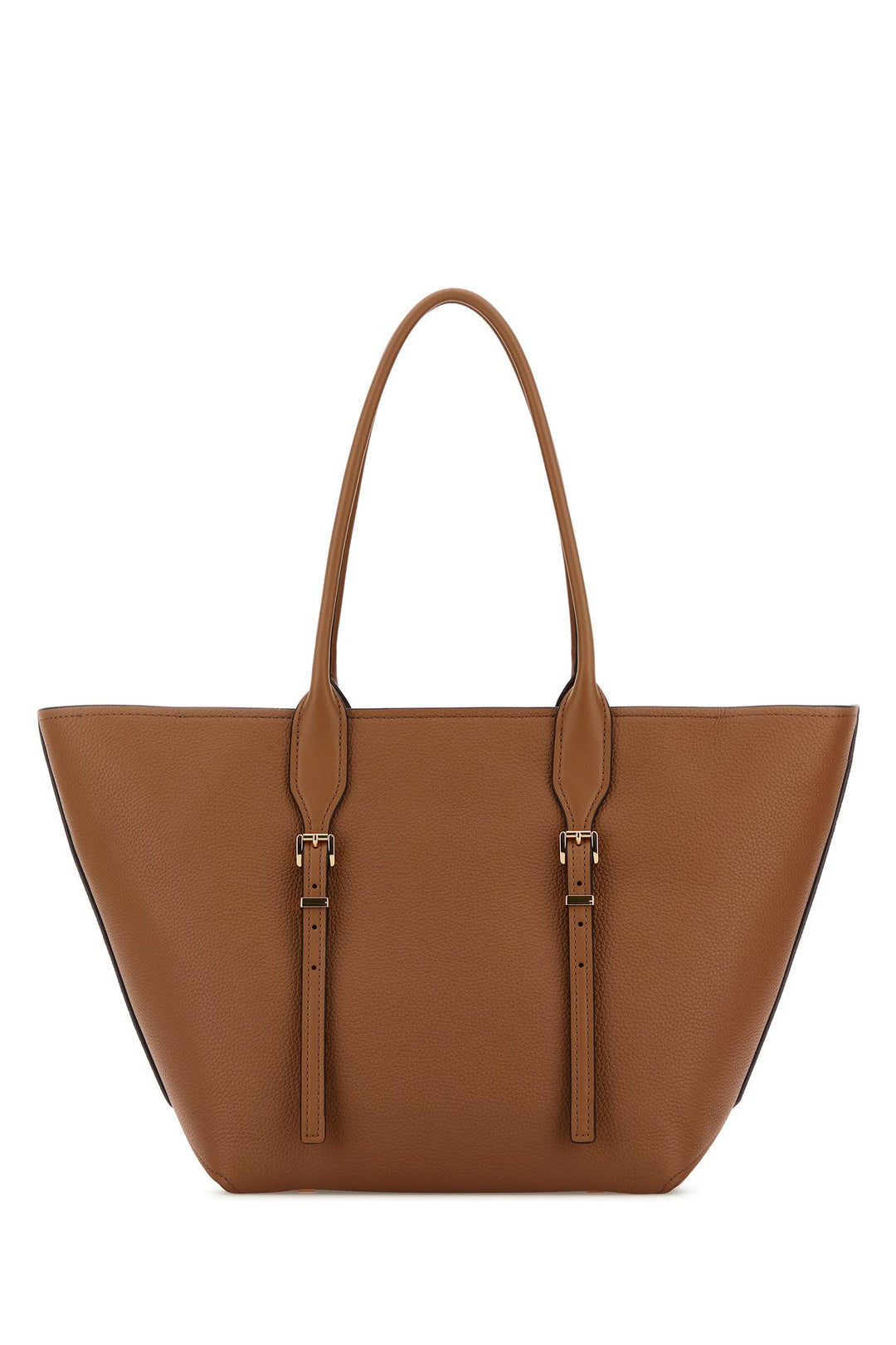 Caramel leather Moore shopping bag