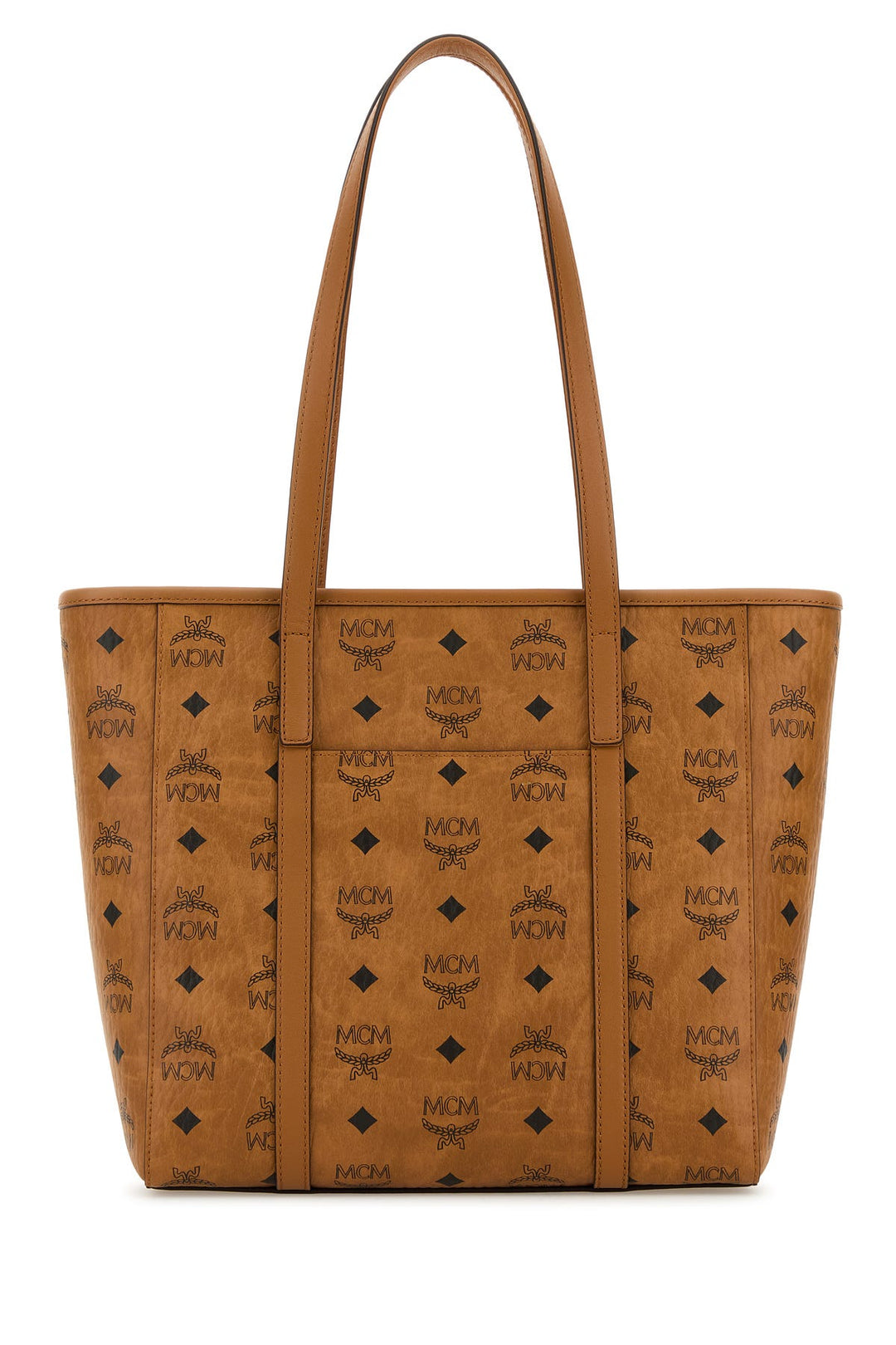 Printed canvas medium Toni shopping bag