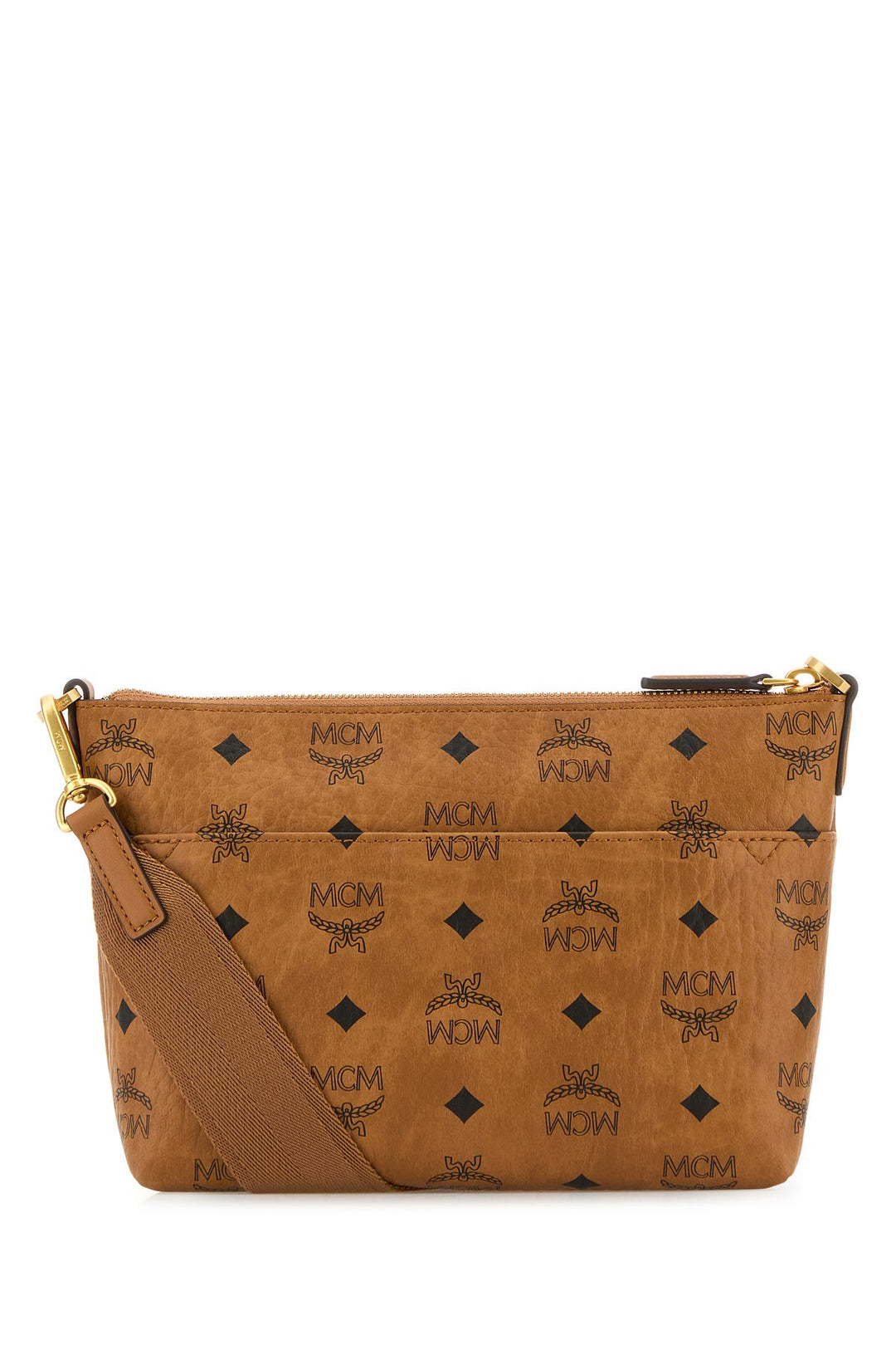 Printed canvas small Aren crossbody bag