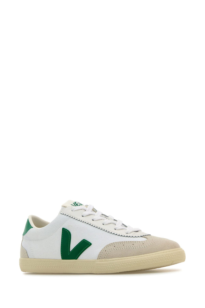 White canvas Volley sneakers