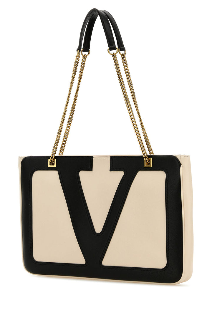 Sand leather medium Viva Superstar shopping bag