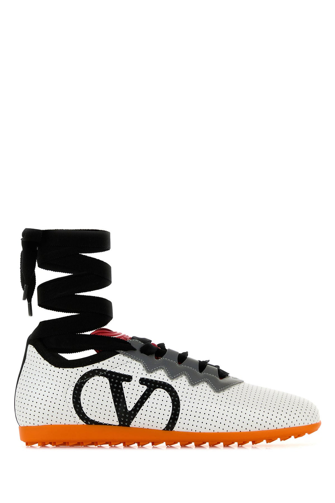 White nappa leather Chromathon sneakers