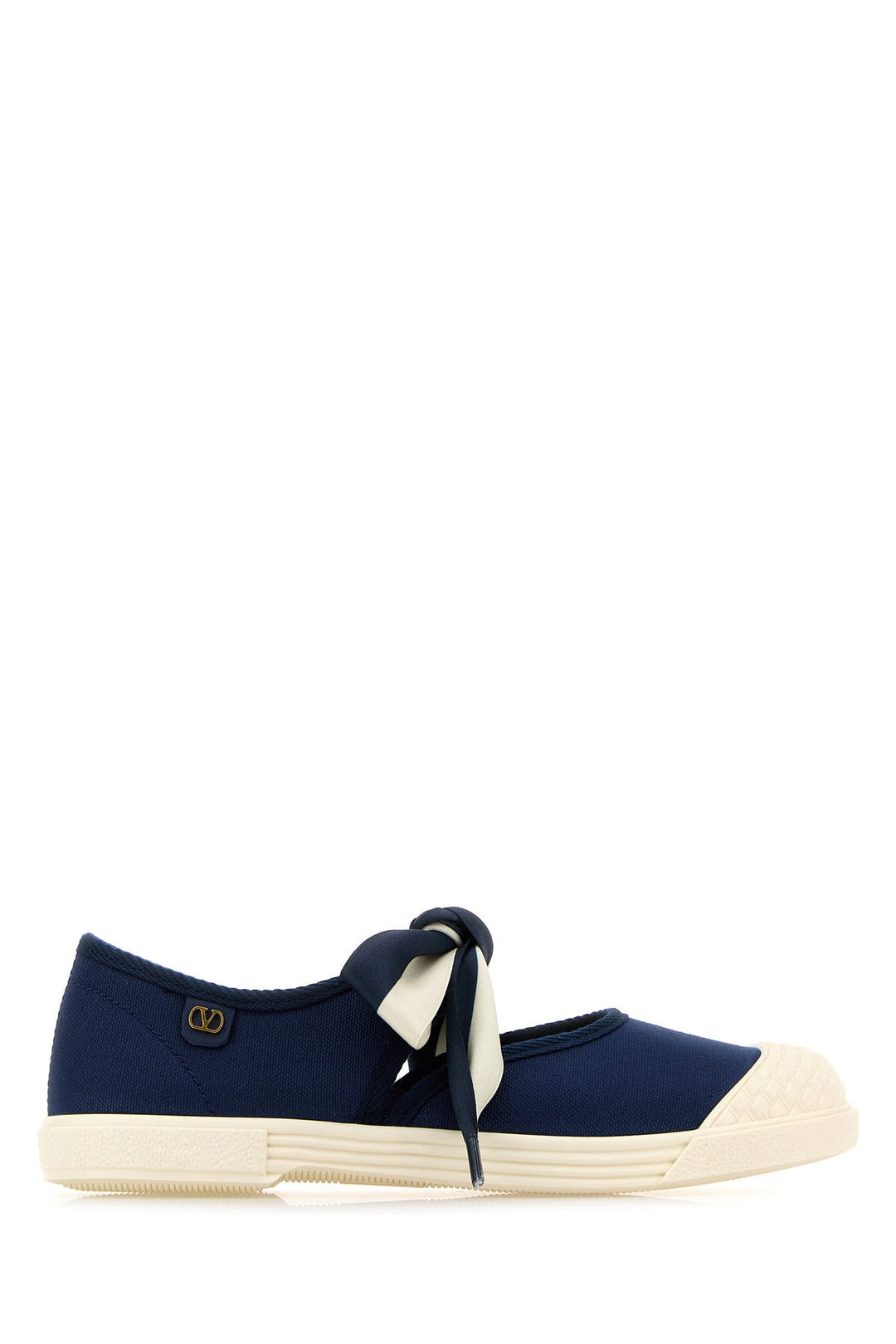 Navy blue canvas slip ons