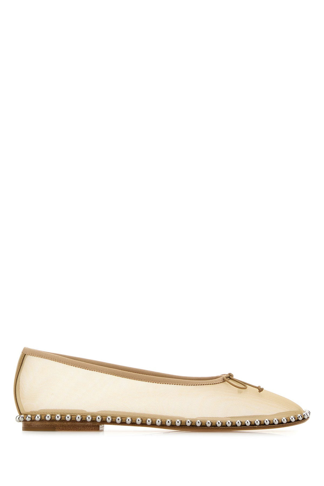 Beige mesh Lina ballerinas