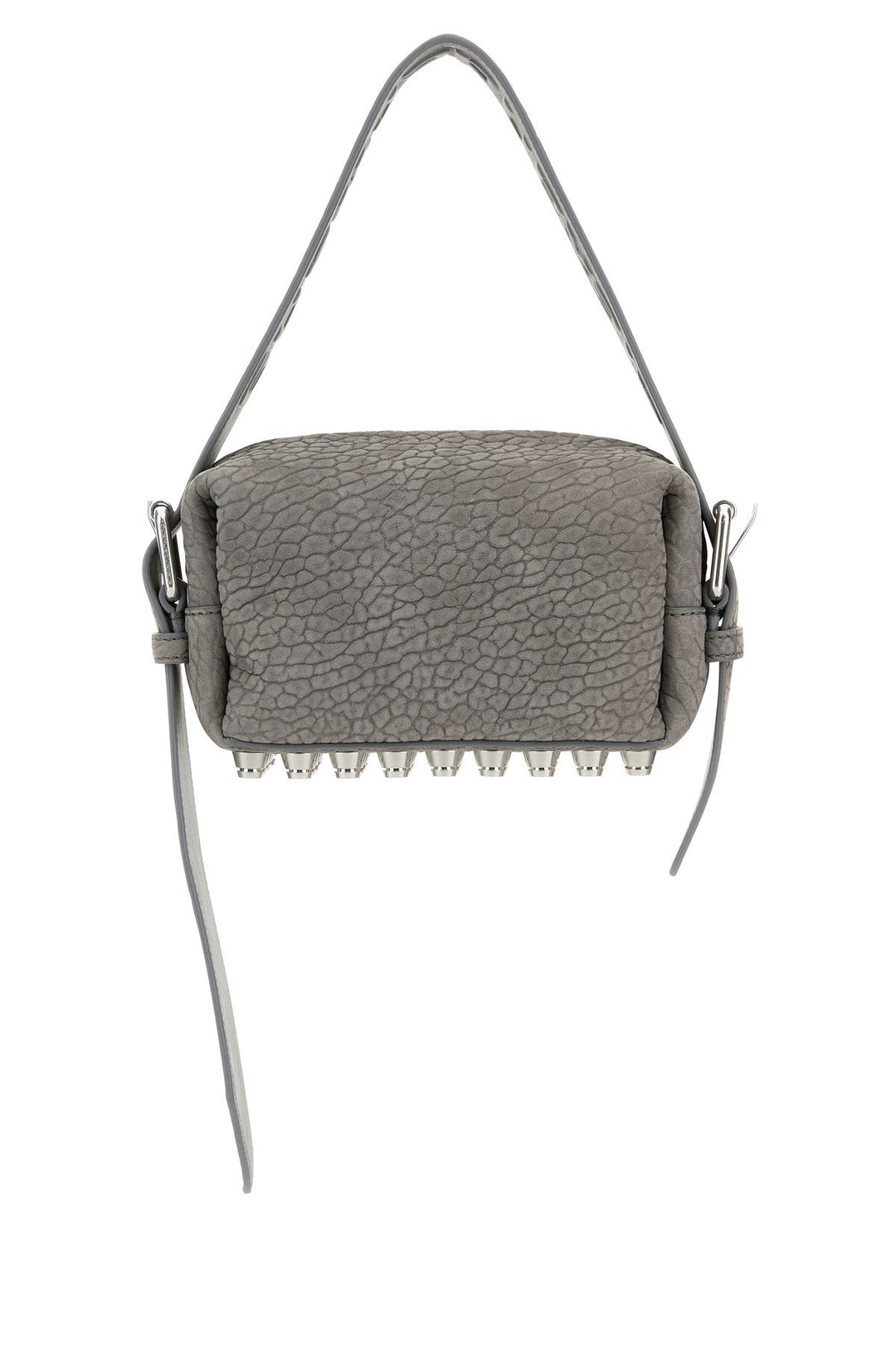 Grey nabuk small Ricco shoulder bag