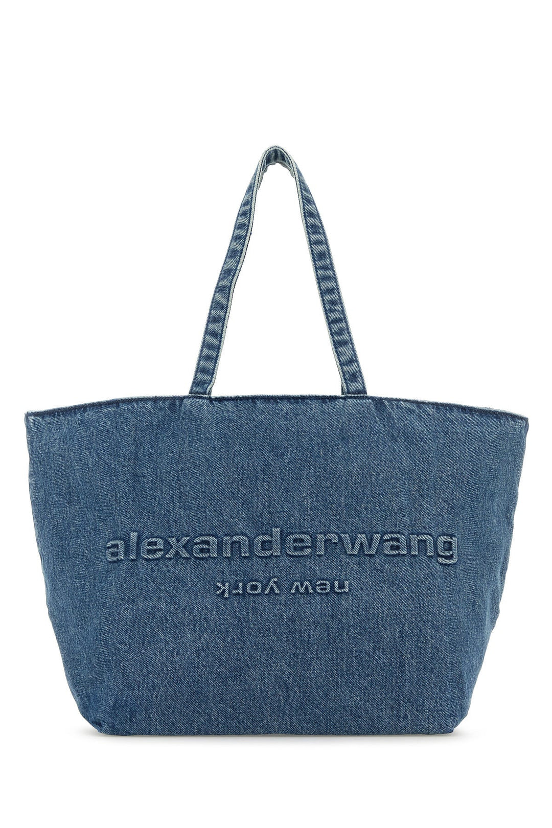 Denim Punch shopping bag