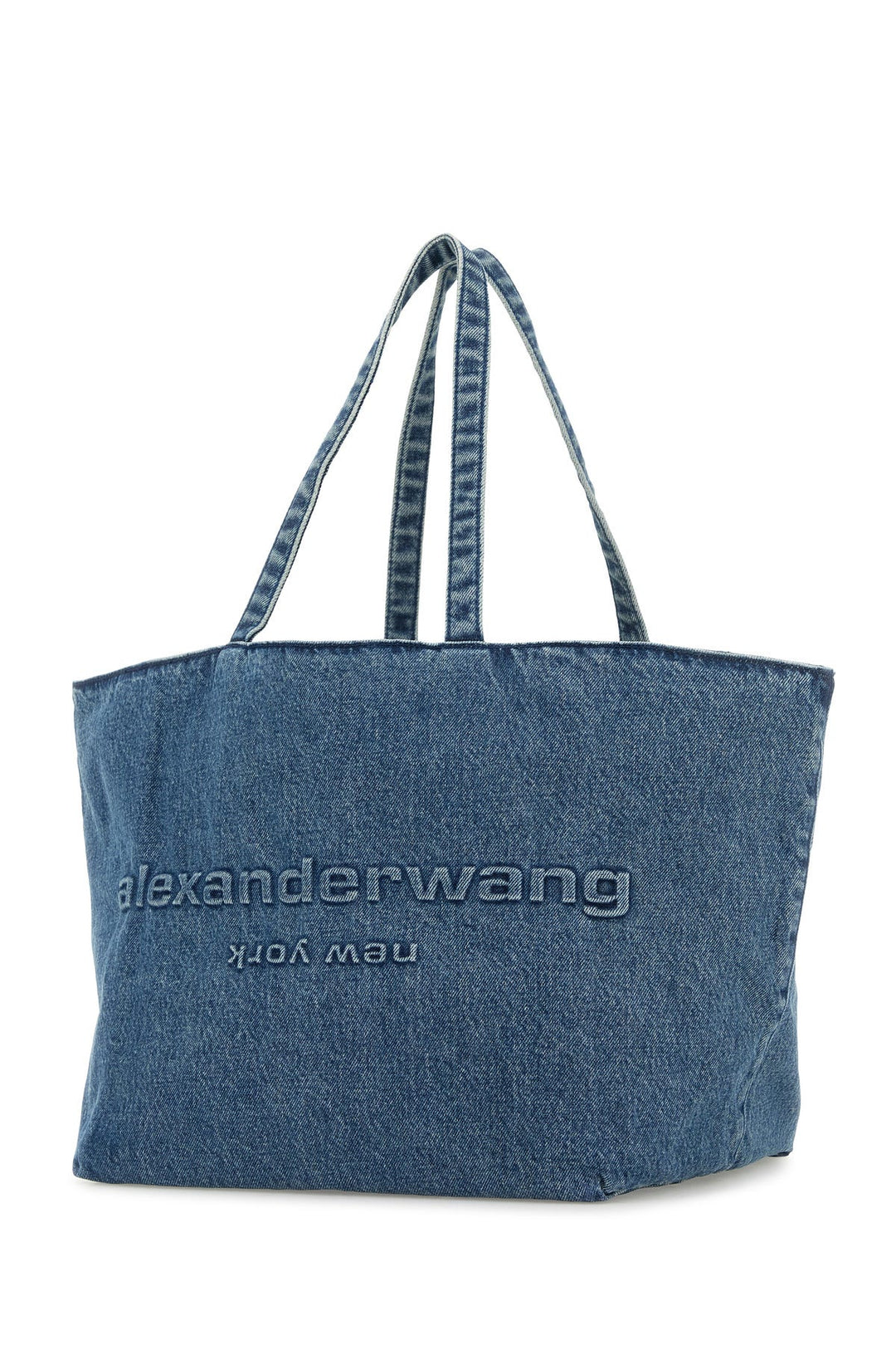 Denim Punch shopping bag