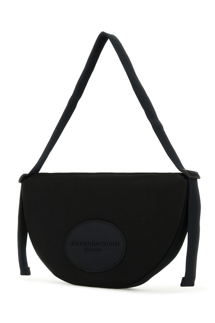 Black canvas large Bo shoulder bag