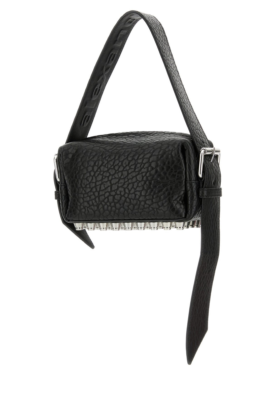 Black leather small Ricco shoulder bag