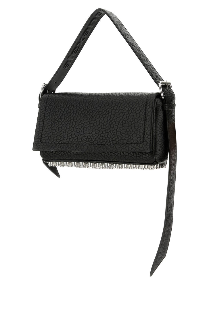 Black leather medium Ricco shoulder bag