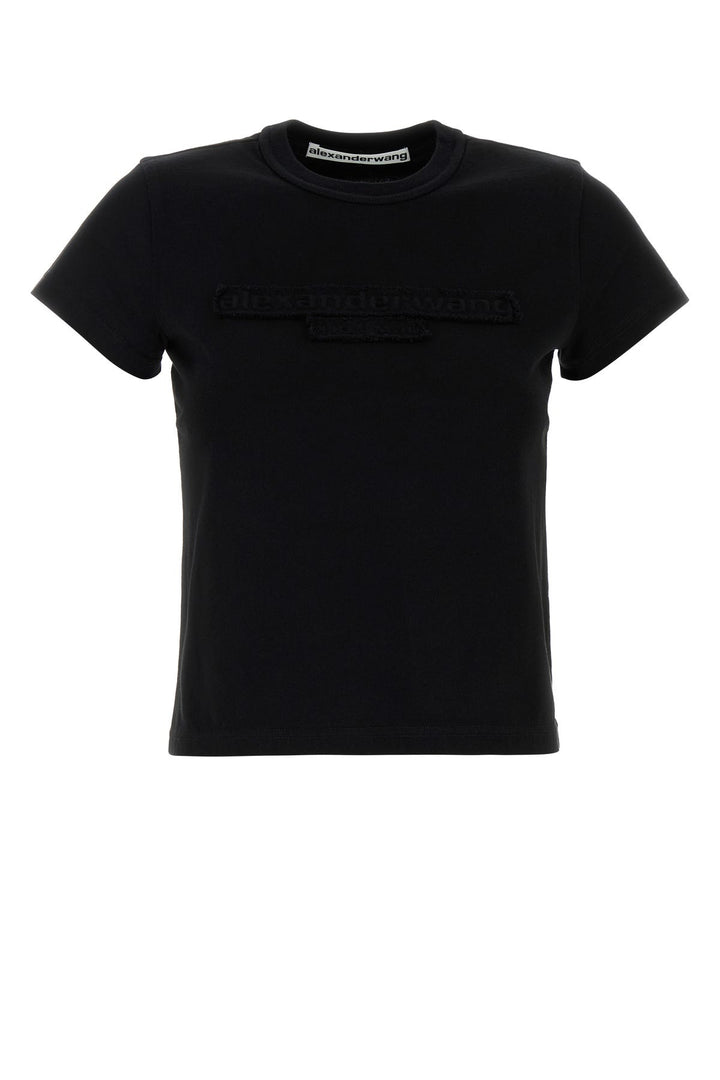 Black cotton t-shirt