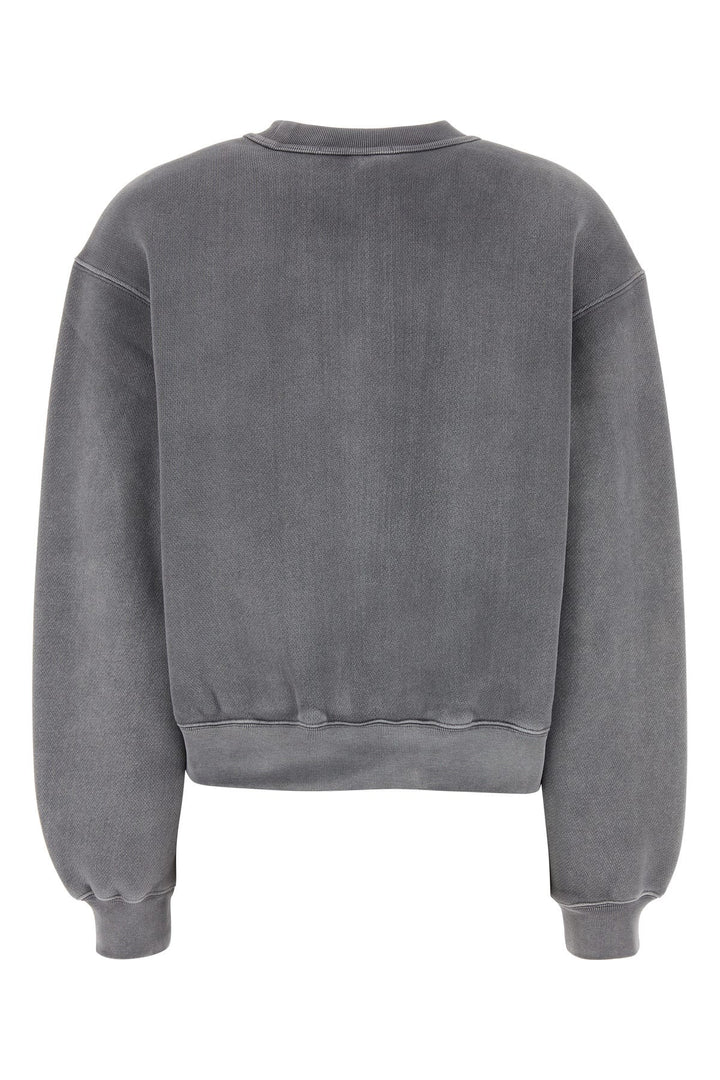 Dark grey cotton sweatshirt