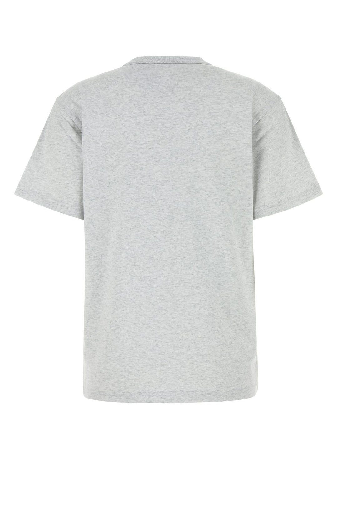 Melange light grey cotton t-shirt