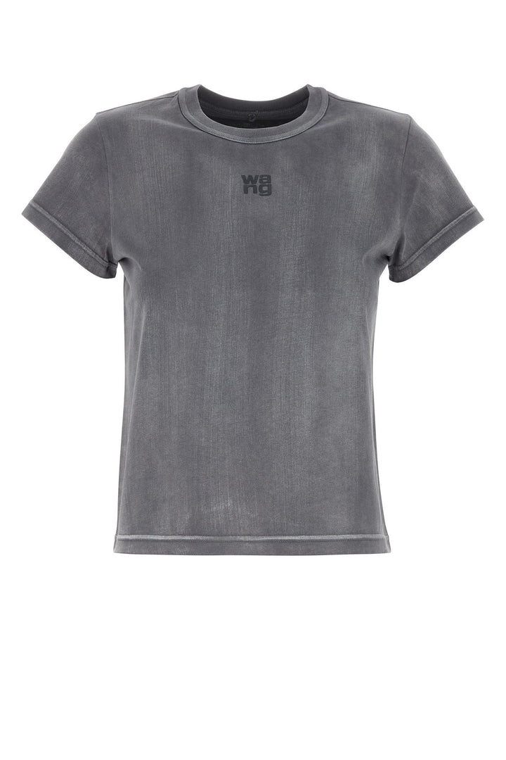 Dark grey cotton t-shirt